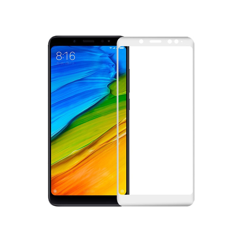 Προστασία οθόνης Full Face Tempered Glass 9H για Xiaomi Redmi Note 5 / Note 5 Pro Άσπρο