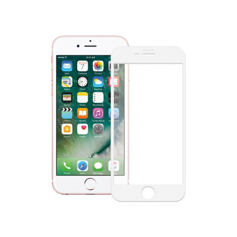 Προστασία οθόνης High Quality Tempered Glass για iPhone 7 Plus / 8 Plus Άσπρο