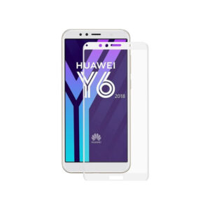 Προστασία οθόνης Full Face Tempered Glass 9H για Huawei Y6 2018 / Y6 Prime 2018 Άσπρο