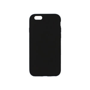θήκη iPhone 6/6s soft touch σιλικόνη μαύρο πίσω
