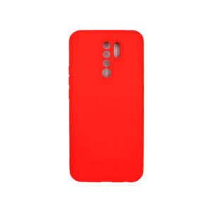 Θήκη Xiaomi Redmi 9 Silky and Soft Touch Silicone κόκκινο 1