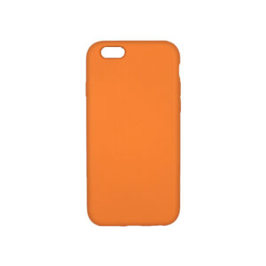 θήκη iPhone 6/6s soft touch σιλικόνη πορτοκαλί πίσω