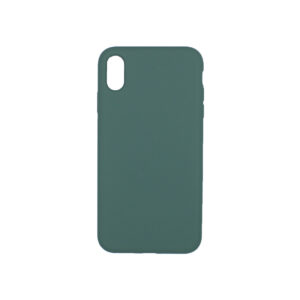 θήκη iPhone X / XS / XR / XS MAX silky and soft touch σιλικόνη πράσινο πίσω