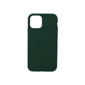θήκη iPhone 11 pro silky and soft touch σιλικόνη πράσινο πίσω