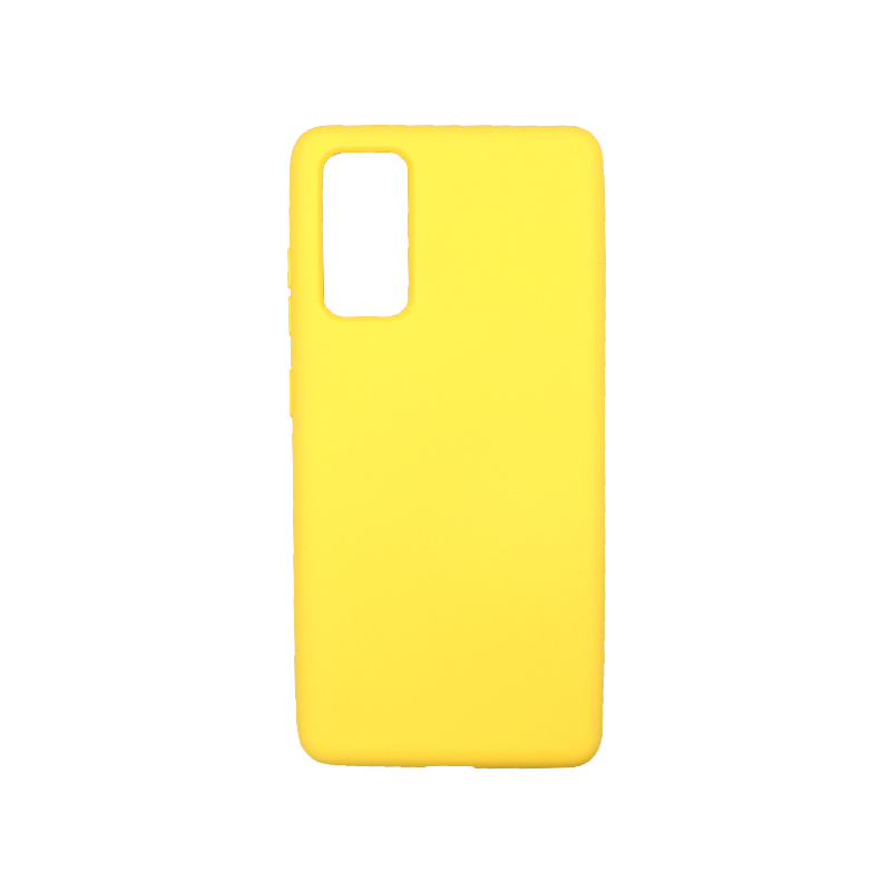 Θήκη Samsung Galaxy S20 FE Silky and Soft Touch Silicone Κίτρινο