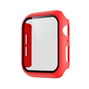 Θήκη Tempered Glass για Apple Watch (42mm) Κόκκινο