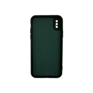 Θήκη iPhone X / XS Silky and Soft Touch Silicone Με Εσοχές Πράσινο 2