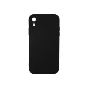 Θήκη iPhone XR Silky and Soft Touch Silicone Με Εσοχές Μαύρο