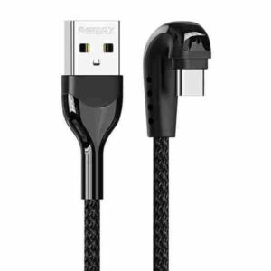 Remax RC-177a Alloy Braided Gaming Data Cable USB to Type-C 1m Μαύρο