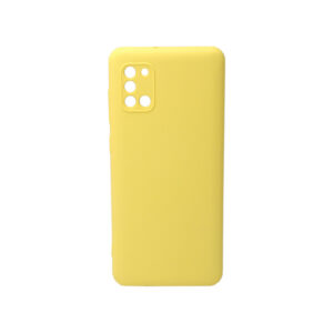 Θήκη Samsung Galaxy A31 Silky and Soft Touch Silicone Κίτρινο 1