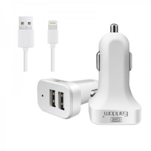 Earldom ES-131 Usb Car Charger With Lightning Cable