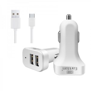 Earldom ES-131 Usb Car Charger With Type-C Cable