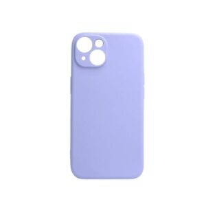 Θήκη iPhone 14 Silky and Soft Touch Silicone Λιλά Με Προστασία Κάμερας