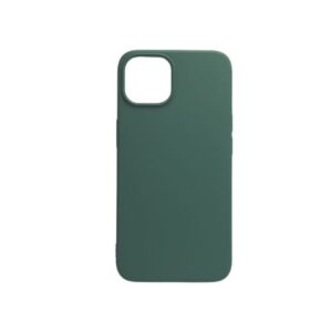 Θήκη iPhone 14 Silky and Soft Touch Silicone Πράσινο Σκούρο