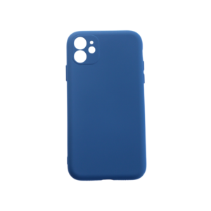 Θήκη iPhone 11 Silky and Soft Touch Silicone Μπλε Με Προστασία Κάμερας