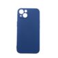 Θήκη iPhone 13 Silky and Soft Touch Silicone Σκούρο Μπλε με Προστασία Κάμερας