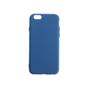 Θήκη iPhone 6 6s Silky and Soft Touch Silicone Μπλε Σκούρο