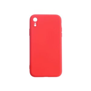 Θήκη iPhone XR Silky and Soft Touch Silicone Κόκκινο Με Προστασία Κάμερας