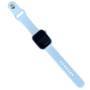 Λουράκι Σιλικόνης για Apple Watch 38 40 41 mm Γαλάζιο Απαλό