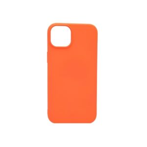 Θήκη iPhone 15 Pro Max Silky and Soft Touch Silicone Πορτοκαλί