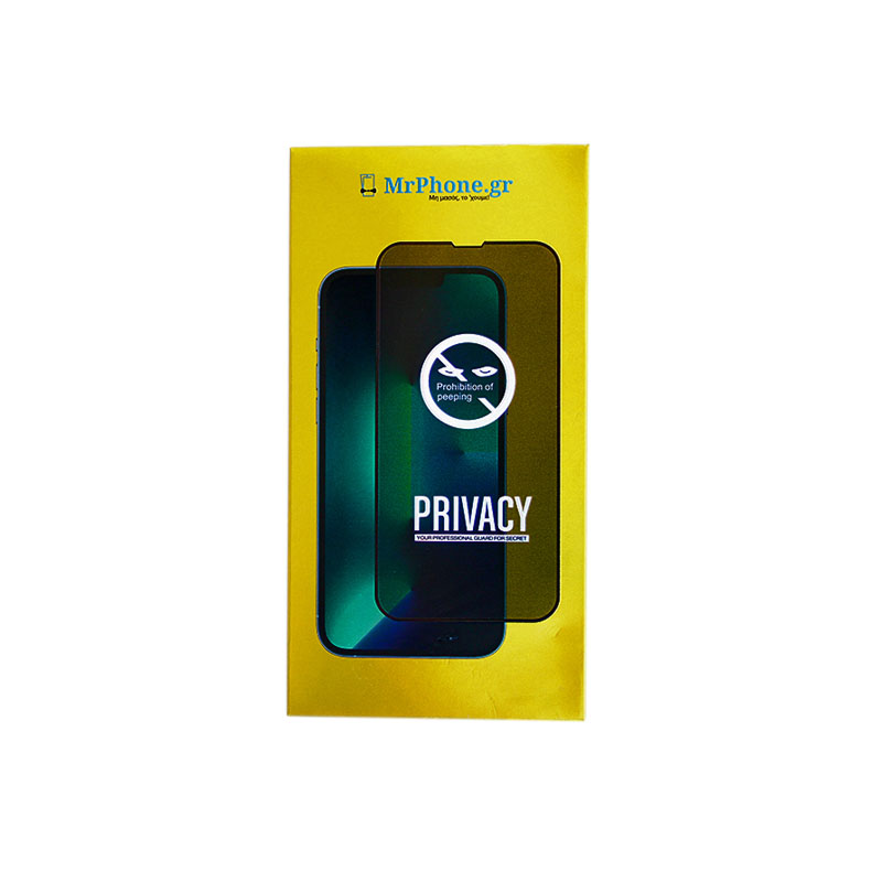 Προστασία οθόνης Privacy Full Face Tempered Glass για iPhone 14 Pro