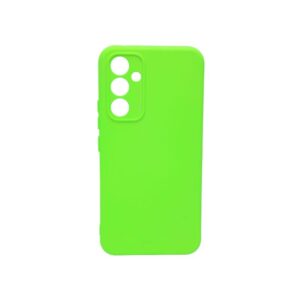 Θήκη Samsung Galaxy A14 5G Silky and Soft Touch Silicone Πράσινο Neon Με Προστασία Κάμερας