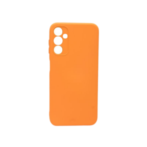 Θήκη Samsung Galaxy A34 5G Silky and Soft Touch Silicone Πορτοκαλί Με Προστασία Κάμερας