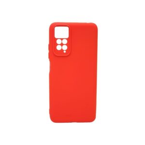 Θήκη Xiaomi Redmi Note 11 11S Silky and Soft Touch Silicone Κόκκινο Με Προστασία Κάμερας