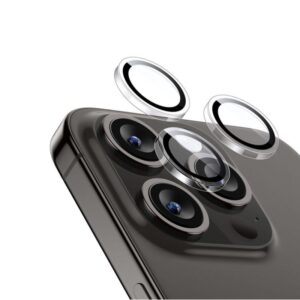 Προστασία Κάμερας Tempered Glass για iPhone 15 Pro-15 Pro Max Διάφανο