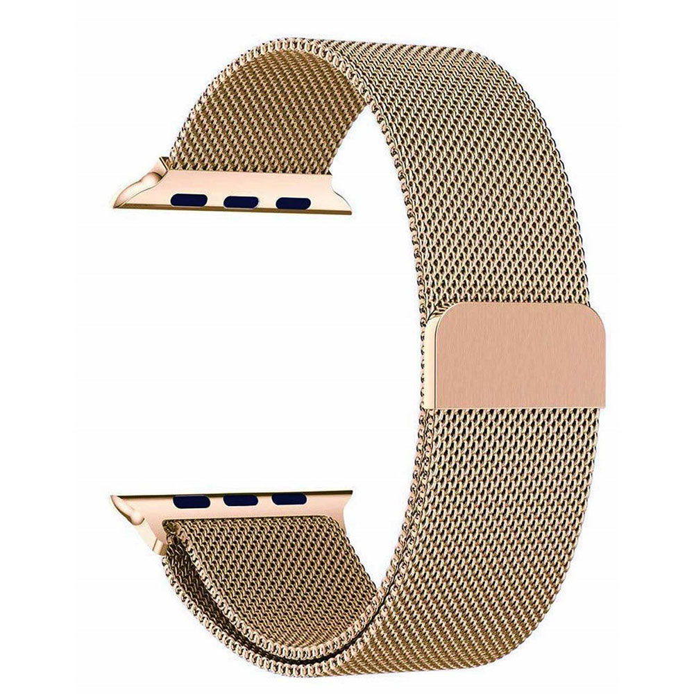 Λουράκι Μεταλλικό για Apple Watch 38 40 41 mm Ροζ Χρυσό