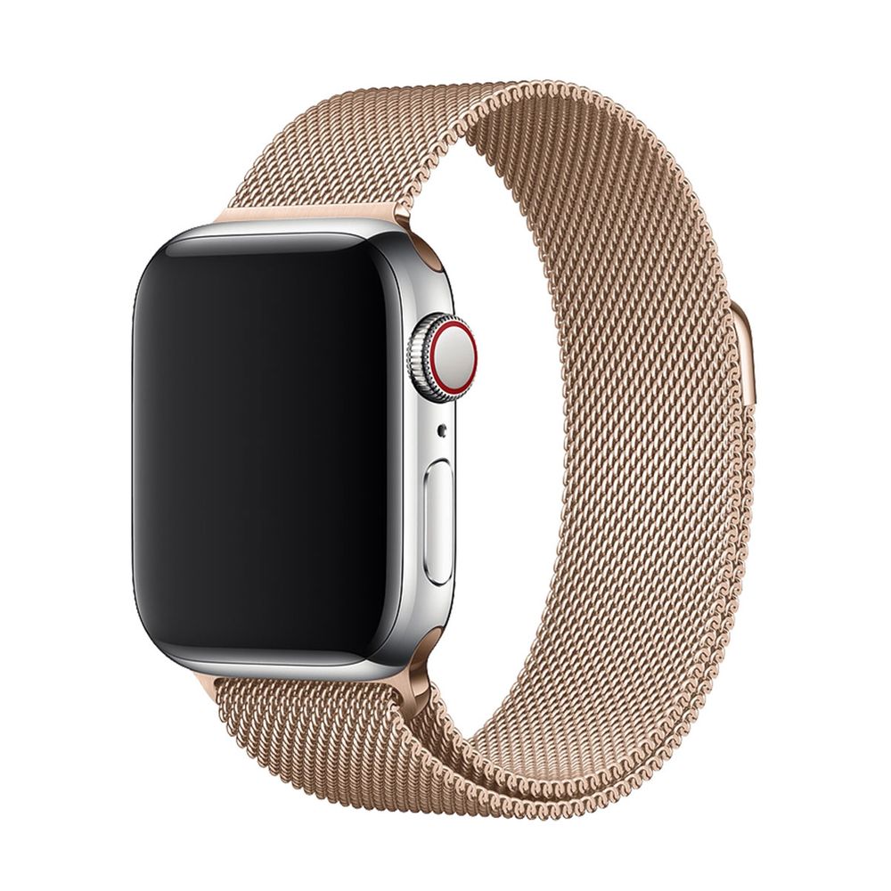 Λουράκι Μεταλλικό για Apple Watch 38 40 41 mm Ροζ Χρυσό