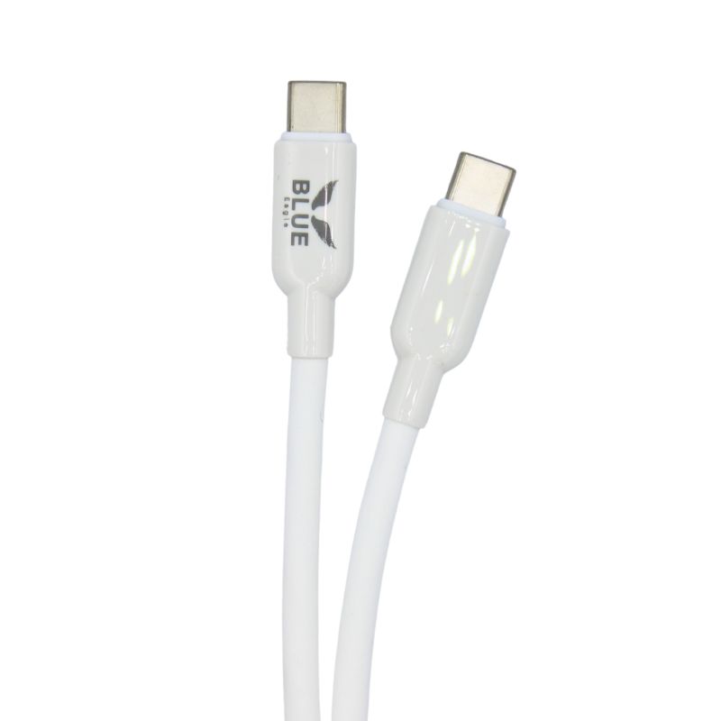 Blue Eagle VL-04 Fast Charging Data Cable 60W Type C - Type C Άσπρο