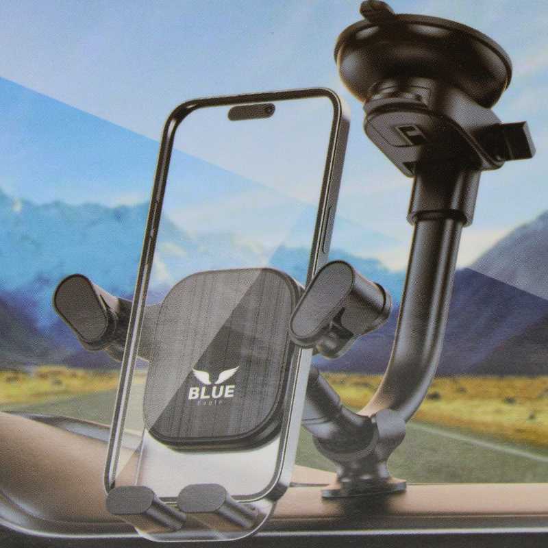 Blue Eagle BE-Holder-14 Strong Suction Cup Holder Black