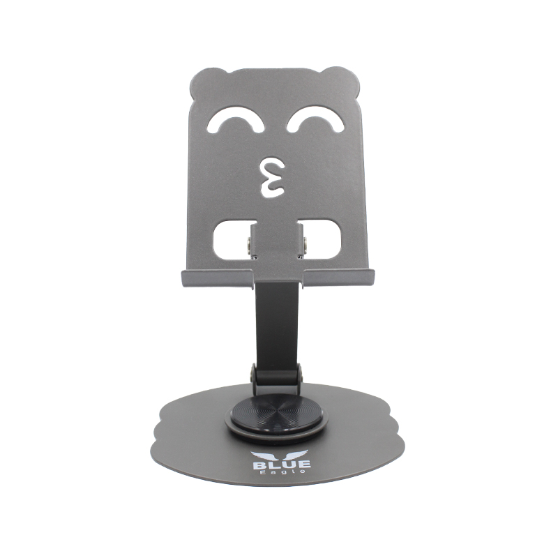 Blue Eagle BE-Holder-15 Rotating 360 Folding Straight Bracket Black