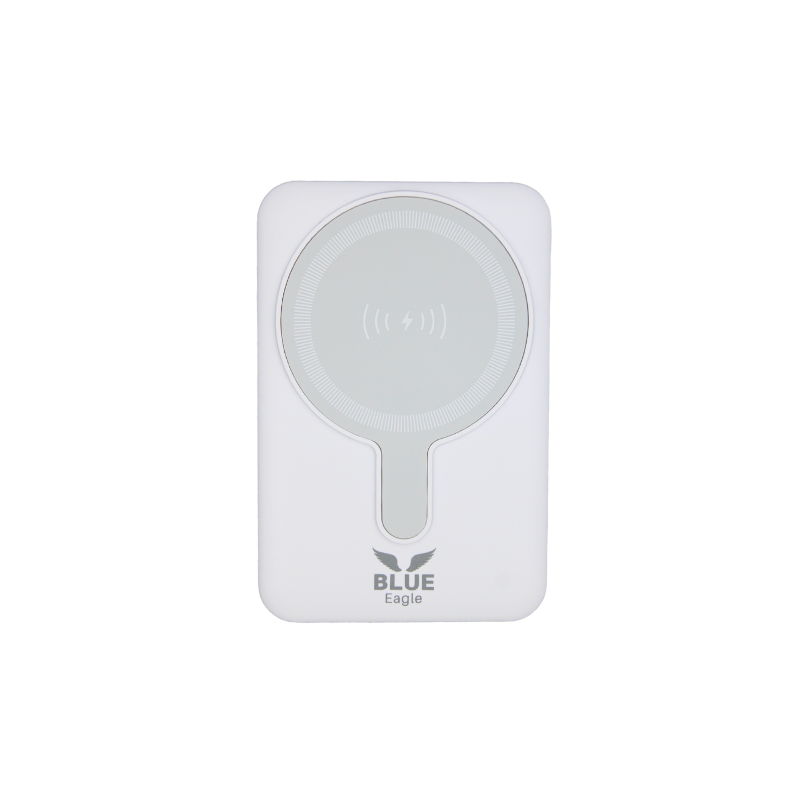 Blue Eagle BE-PBW-05 Magsafe Power Bank 3in1 with Built in Bracket 10000mAh White