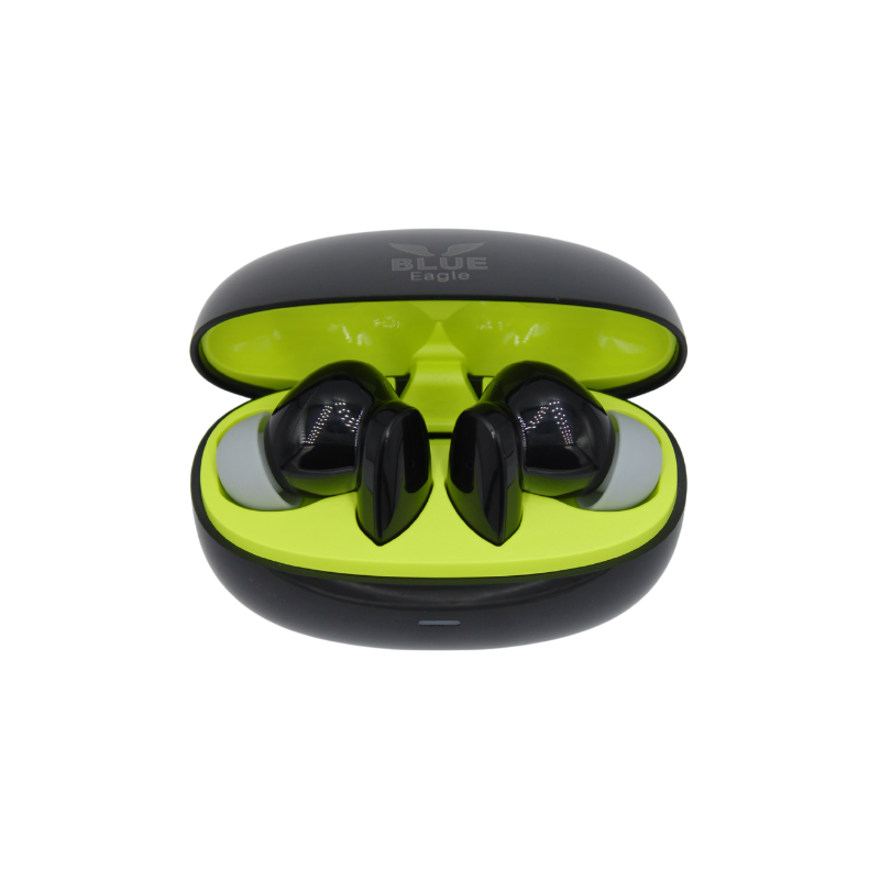 Blue Eagle BE-TWS-01 Wireless Earbuds Black Green