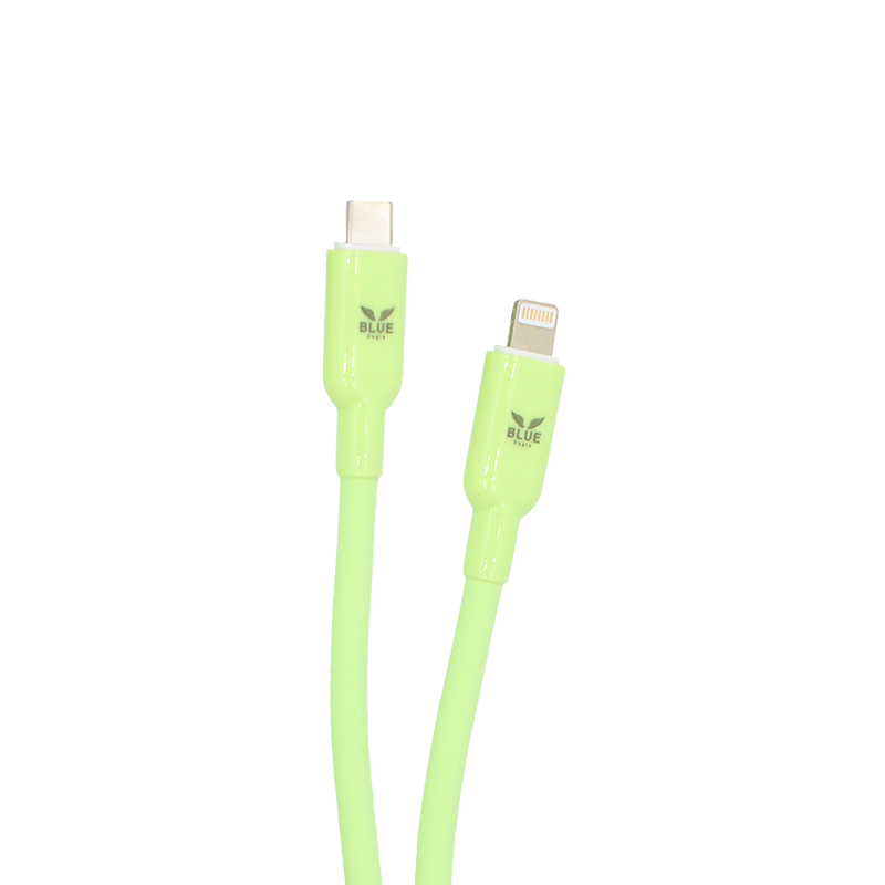 Blue Eagle VL-03 Fast Charging Data Cable 20W Lightning - Type C Green