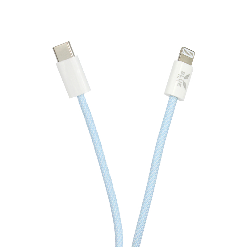 Blue Eagle VL-09 Fast Charging Data Cable 27W Lightning - Type C Light Blue