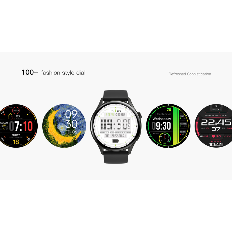Blue Eagle W2 Smart Watch Black